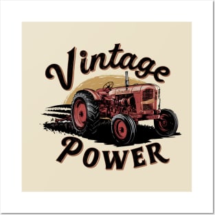 Old Tractor Posters and Art